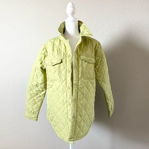 BHJ Lime Quilted Jacket